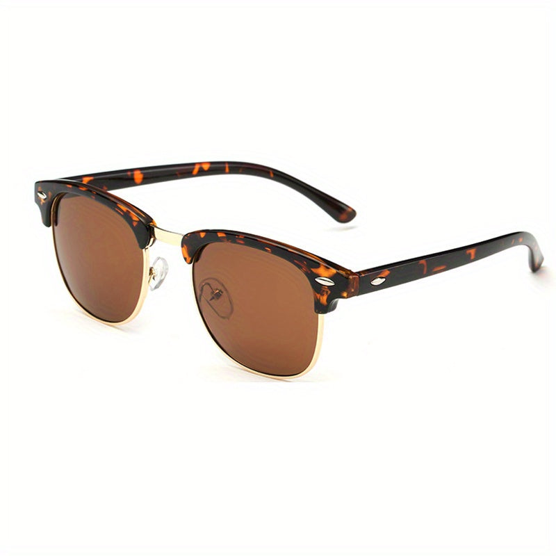 Retro Eyebrow Design Polarized Sunglasses