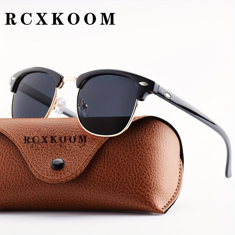 Retro Eyebrow Design Polarized Sunglasses