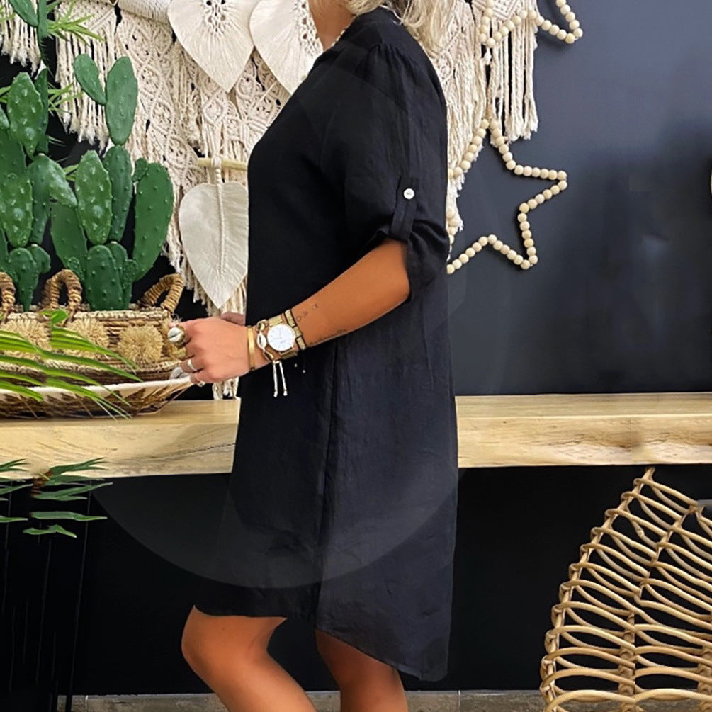 Nordic Ladies Shirt Dress