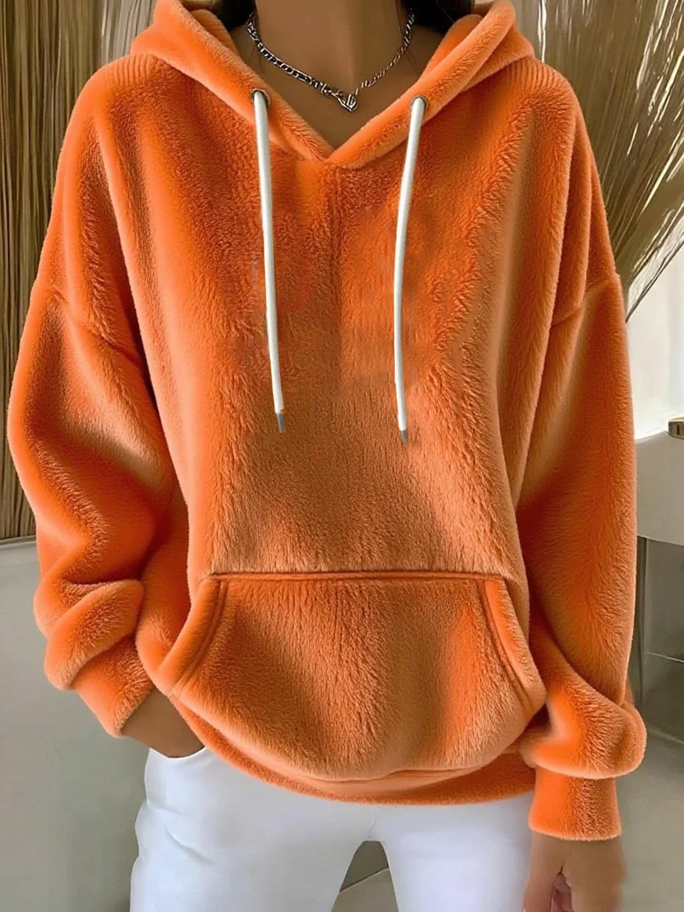 Lamb Fleece Lined Sweatshirt