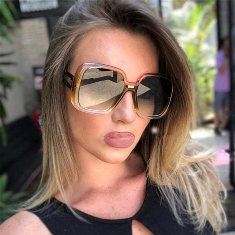 Large frame sunglasses