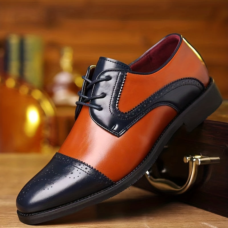 Mens Ombre Gradient Oxford Shoes