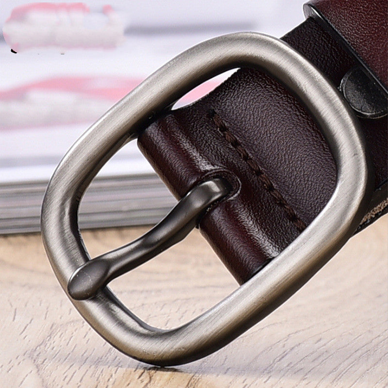 Ladies Retro Cowhide Belt