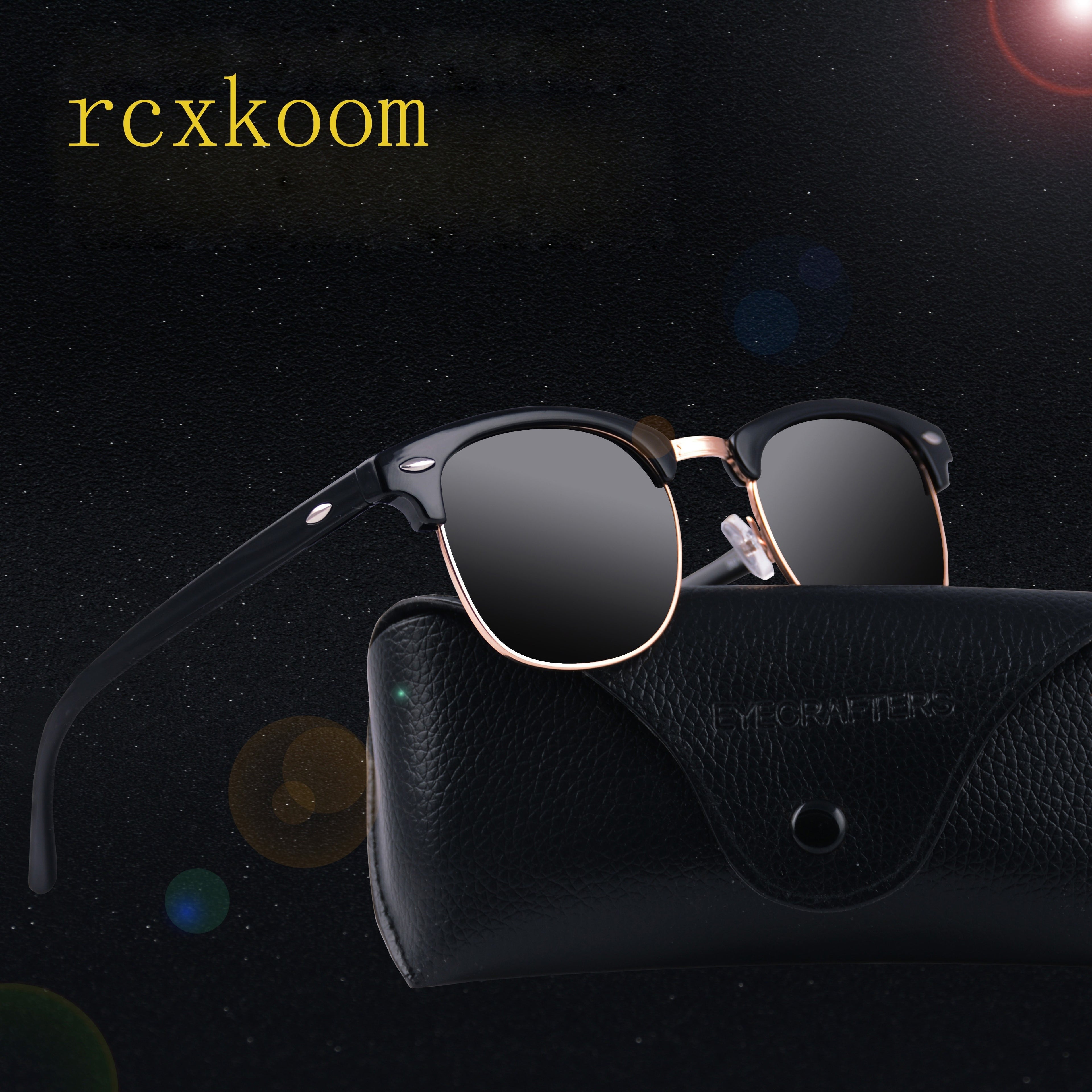 Retro Eyebrow Design Polarized Sunglasses