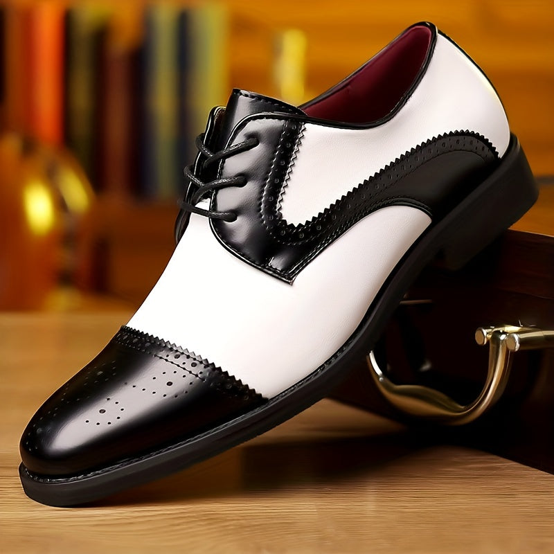 Mens Ombre Gradient Oxford Shoes