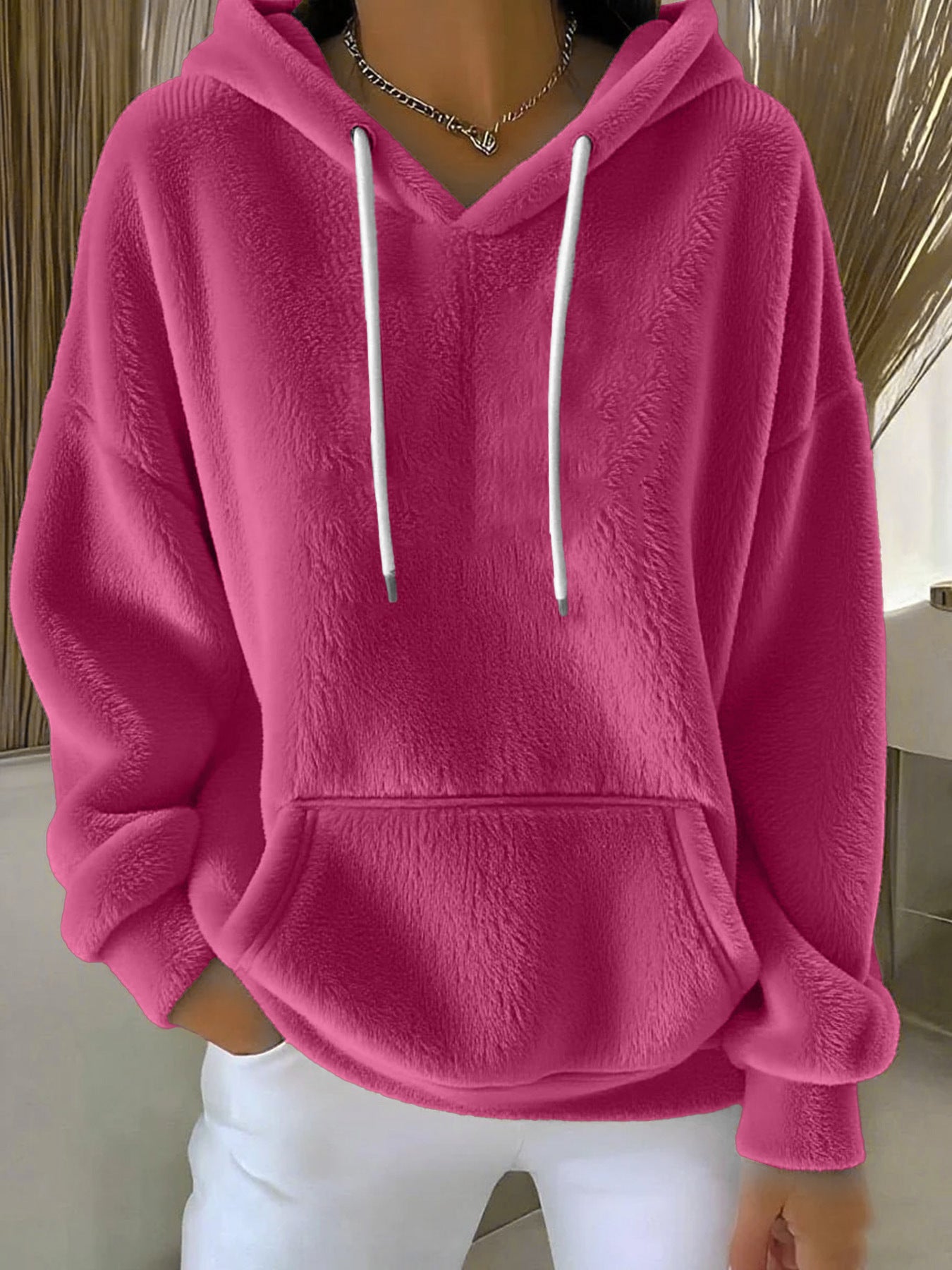 Lamb Fleece Lined Sweatshirt
