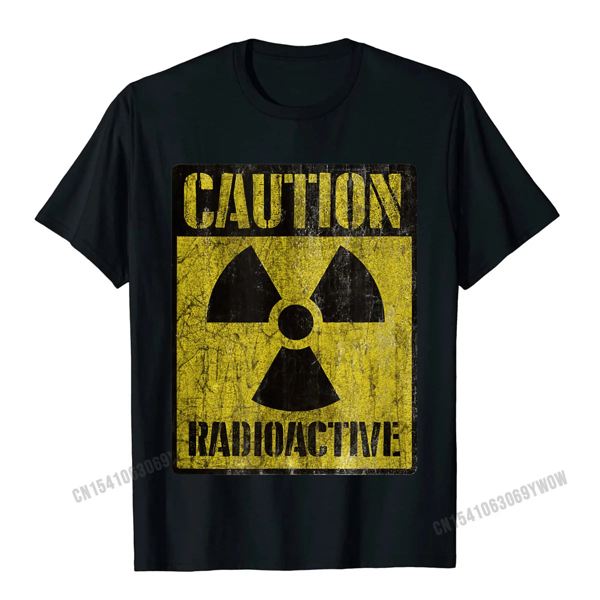 Grunge Caution Radioactive Tshirt
