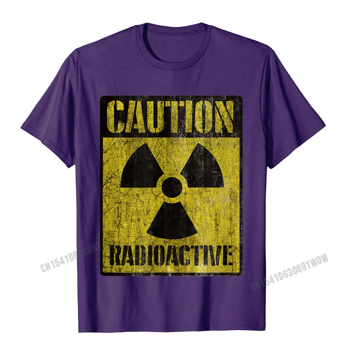 Grunge Caution Radioactive Tshirt