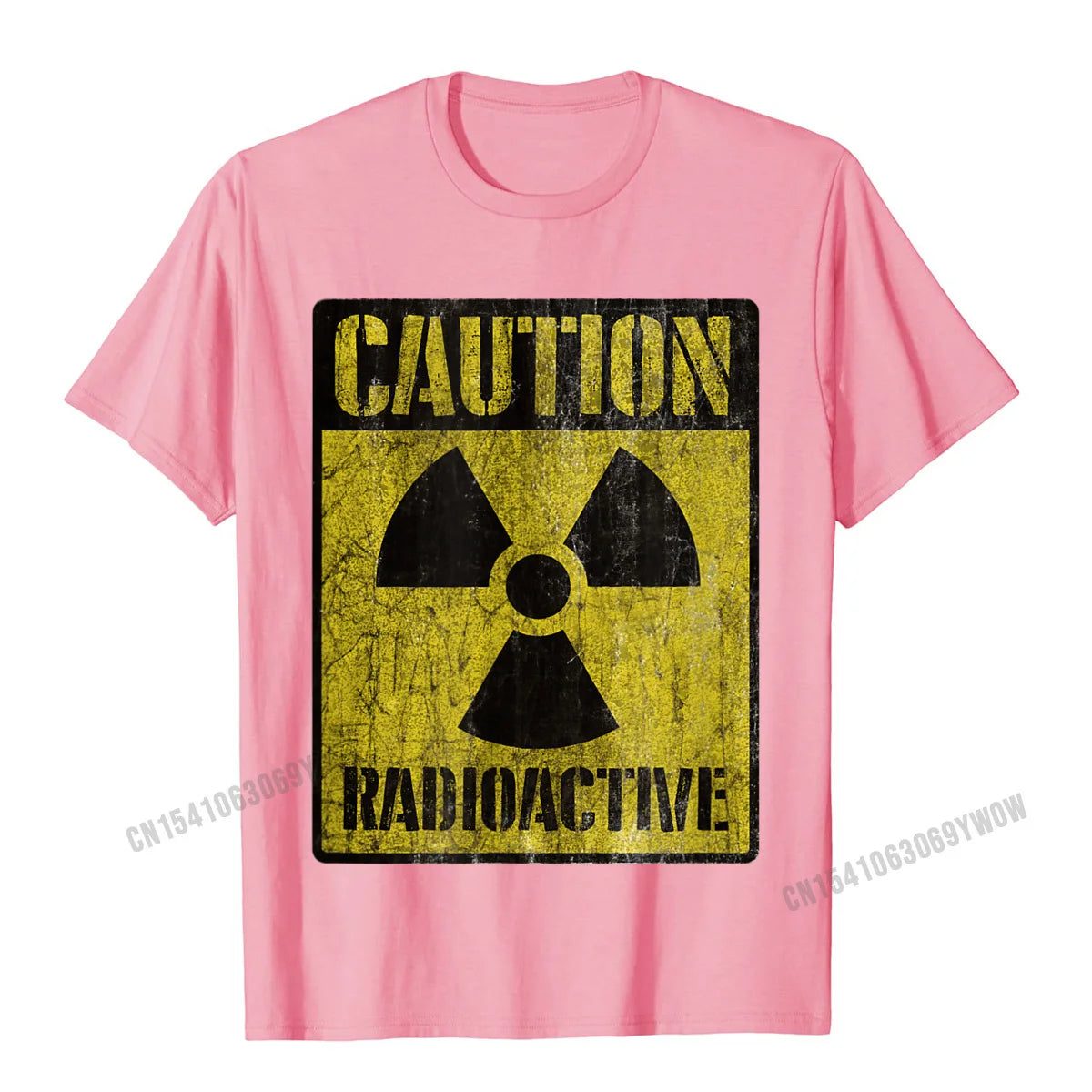 Grunge Caution Radioactive Tshirt