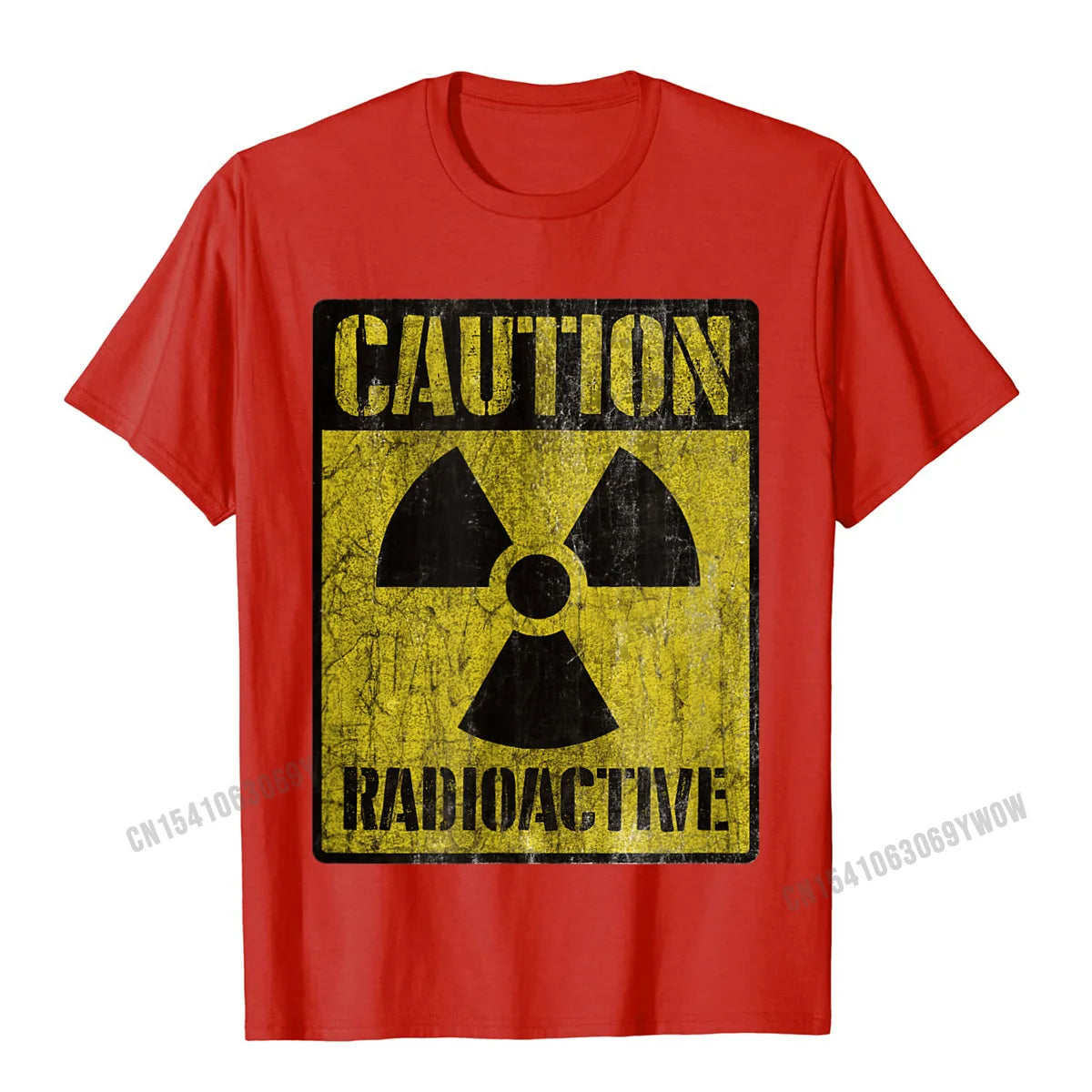 Grunge Caution Radioactive Tshirt
