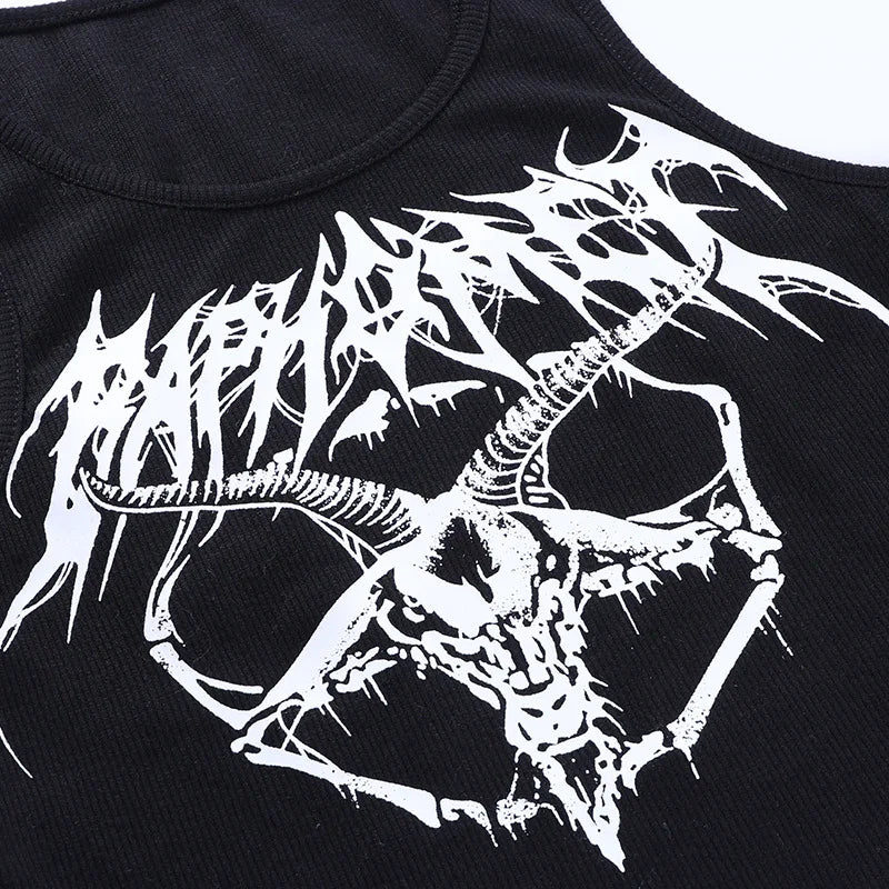 Grunge Goat Women's Crop Top