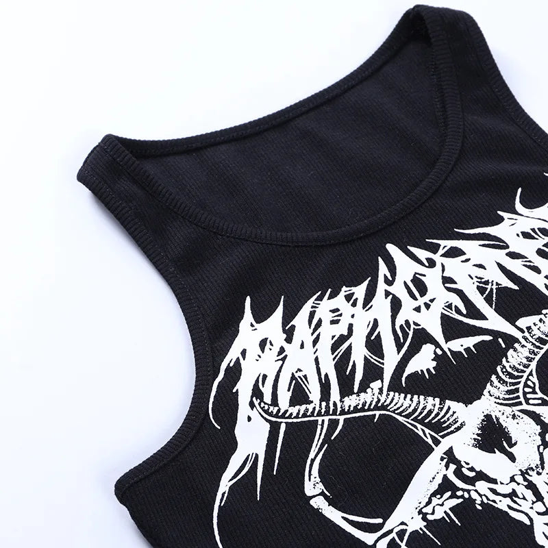 Grunge Goat Women's Crop Top