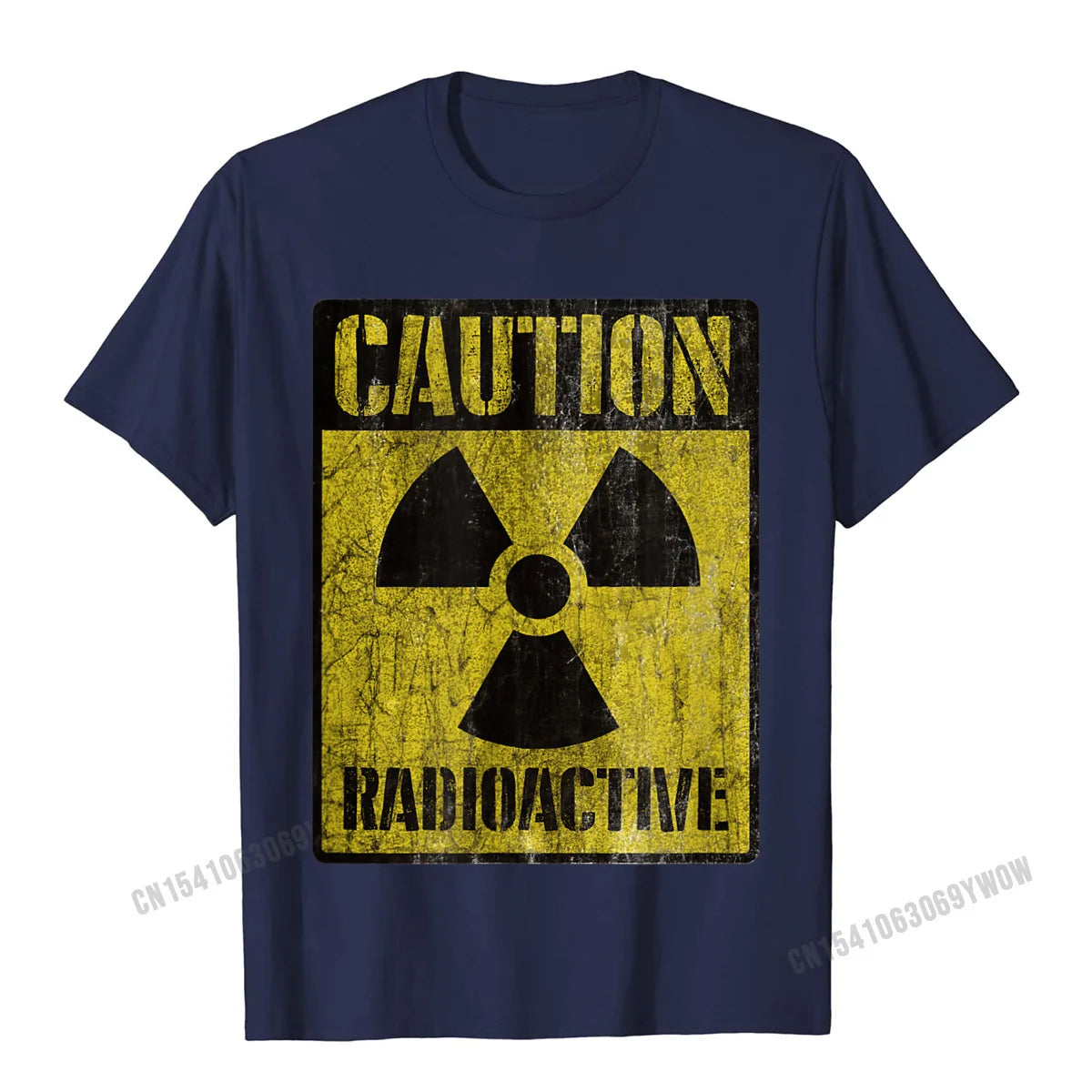 Grunge Caution Radioactive Tshirt