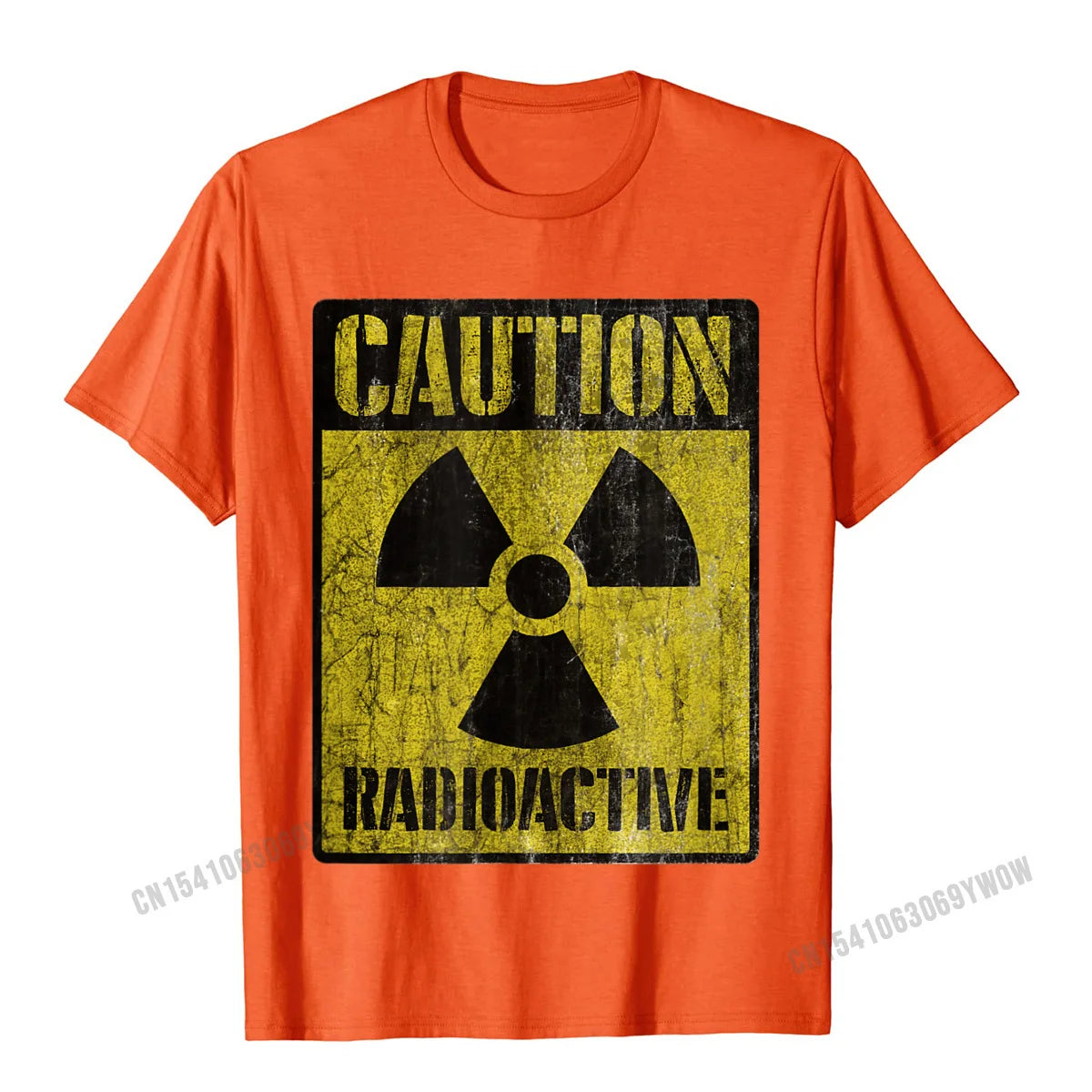 Grunge Caution Radioactive Tshirt