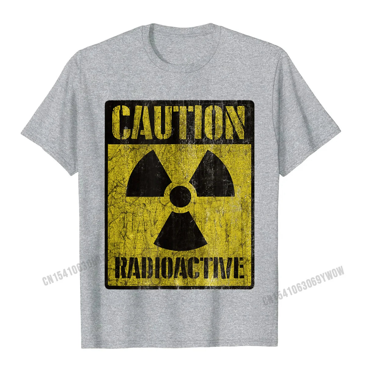 Grunge Caution Radioactive Tshirt