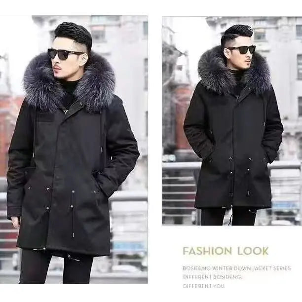 Fur Lined Winter Coat Imitation Mink