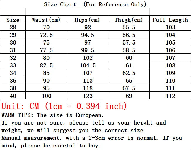 Men's pure black jeans