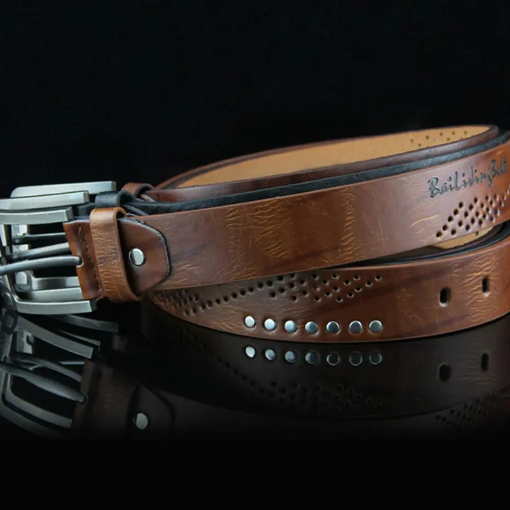 Genuine Leather Men's Belt
