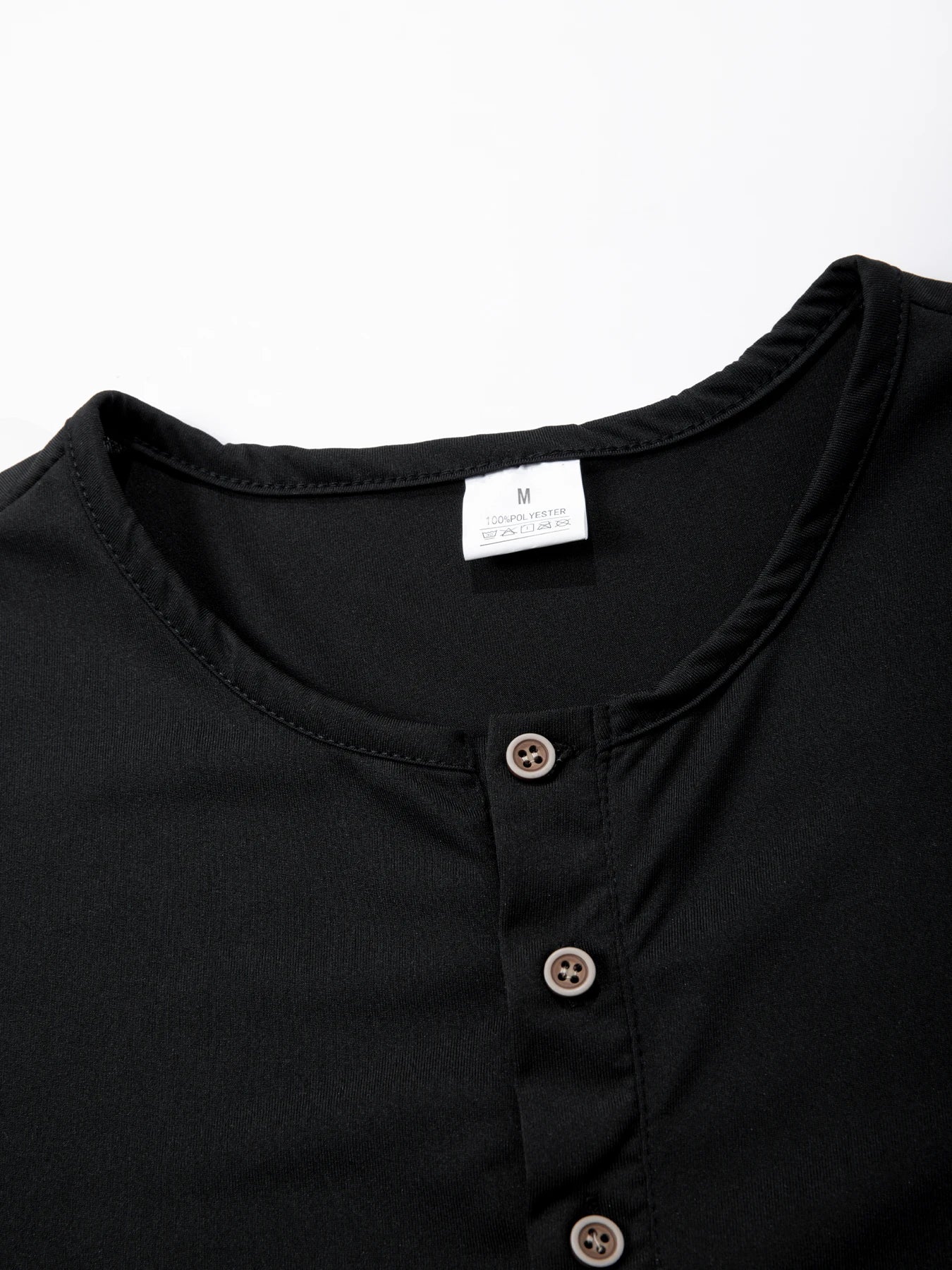 Men's Short Sleeve Henley T-shirt