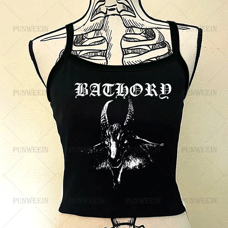 Dark Gothic Goat Grunge Vintage Top