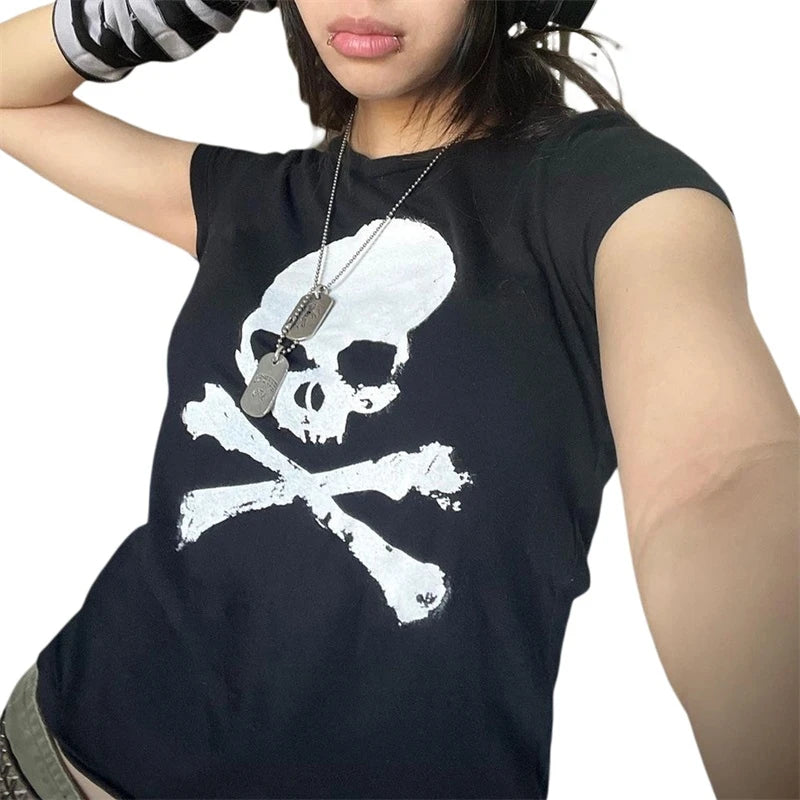 Vintage Print Short Sleeve T-Shirt