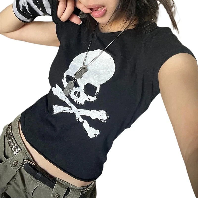 Vintage Print Short Sleeve T-Shirt