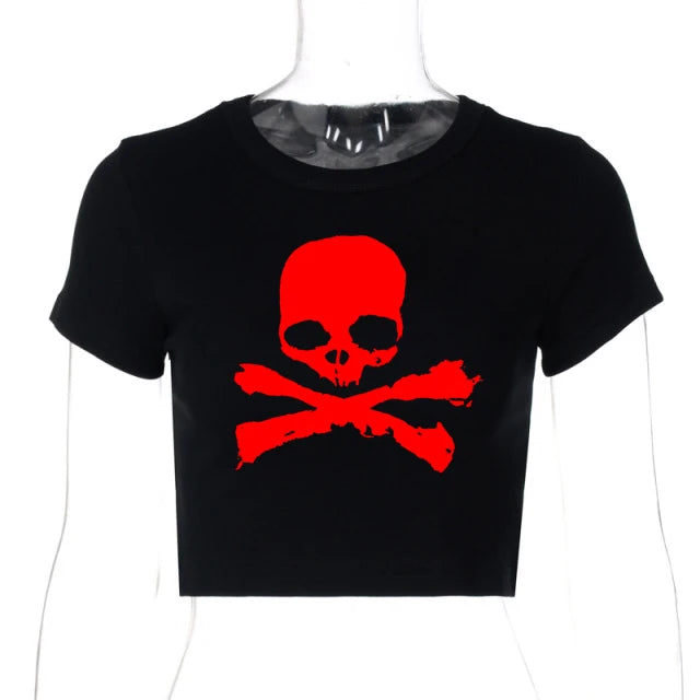 Vintage Print Short Sleeve T-Shirt