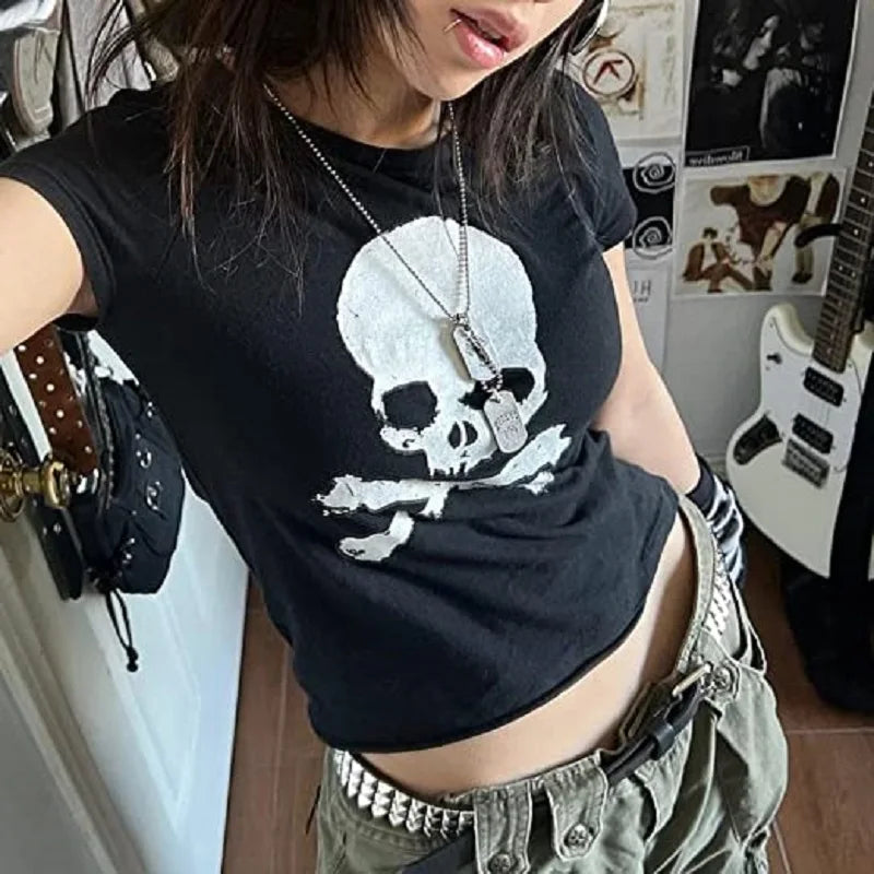 Vintage Print Short Sleeve T-Shirt