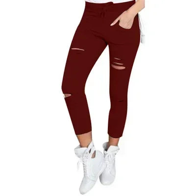 Women's Ripped Jean Leggings
