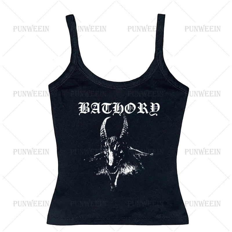 Dark Gothic Goat Grunge Vintage Top