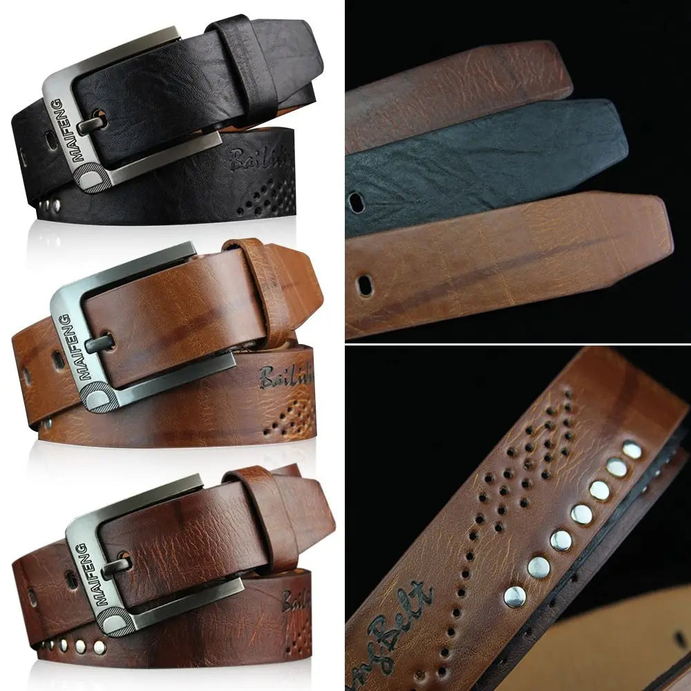 Genuine Leather Men's Belt