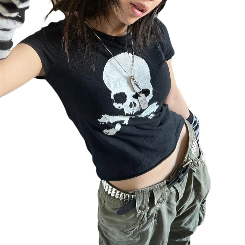 Vintage Print Short Sleeve T-Shirt