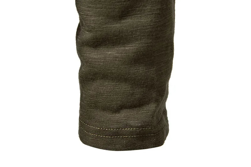 Henley Neck T-Shirt Casual