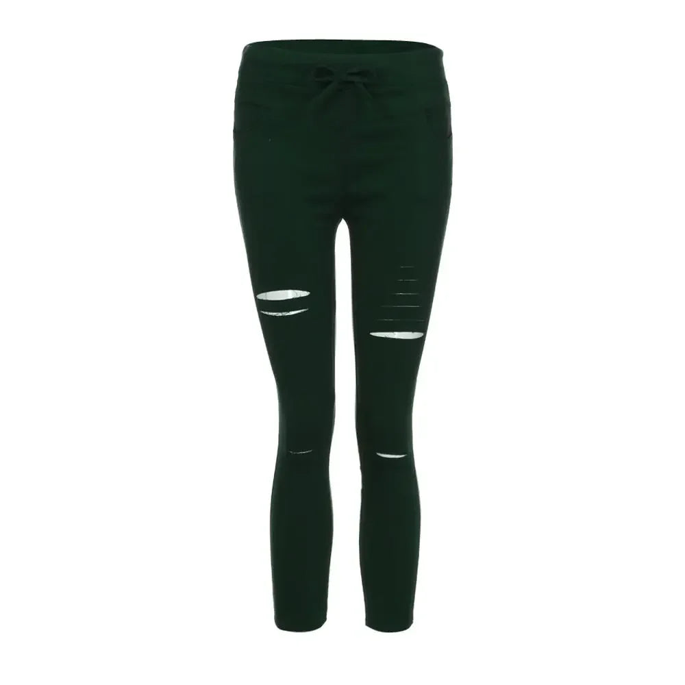 Women's Ripped Jean Leggings