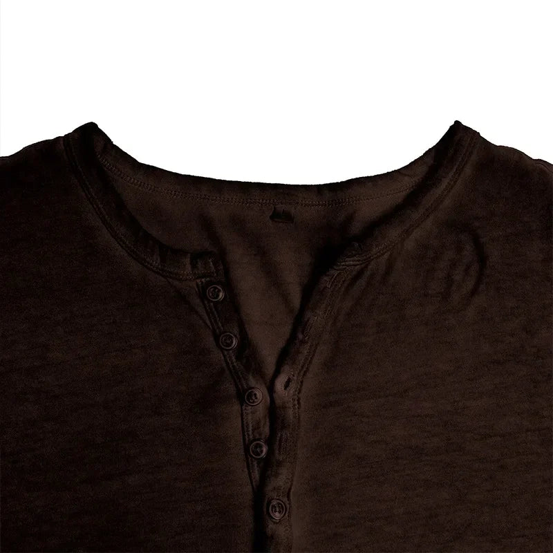 Vintage Mens Henley Shirt
