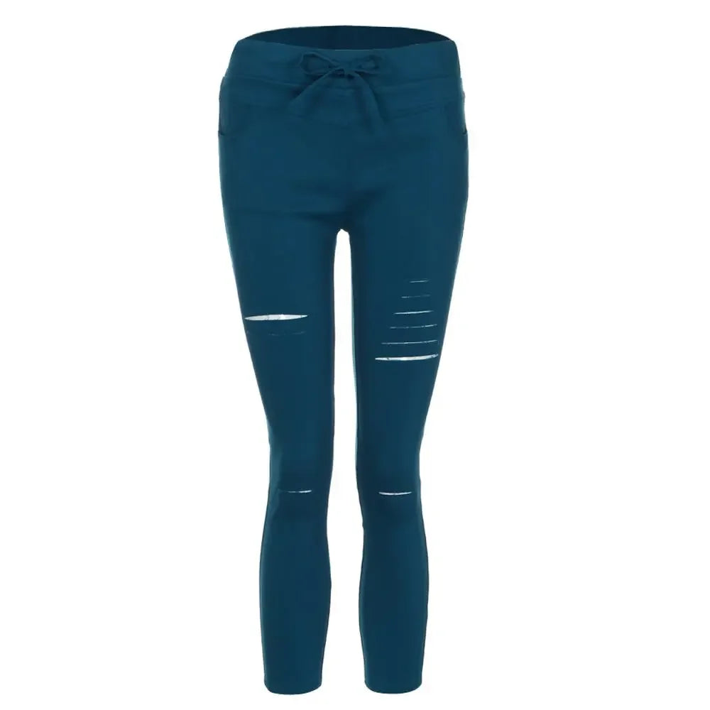 Women's Ripped Jean Leggings