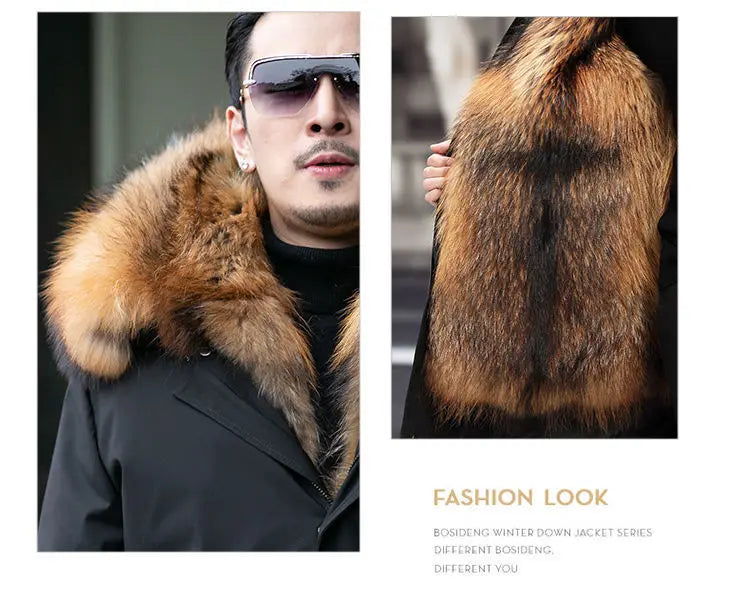 Fur Lined Winter Coat Imitation Mink