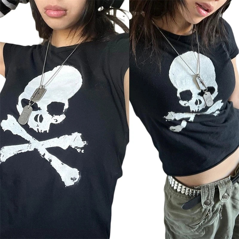 Vintage Print Short Sleeve T-Shirt