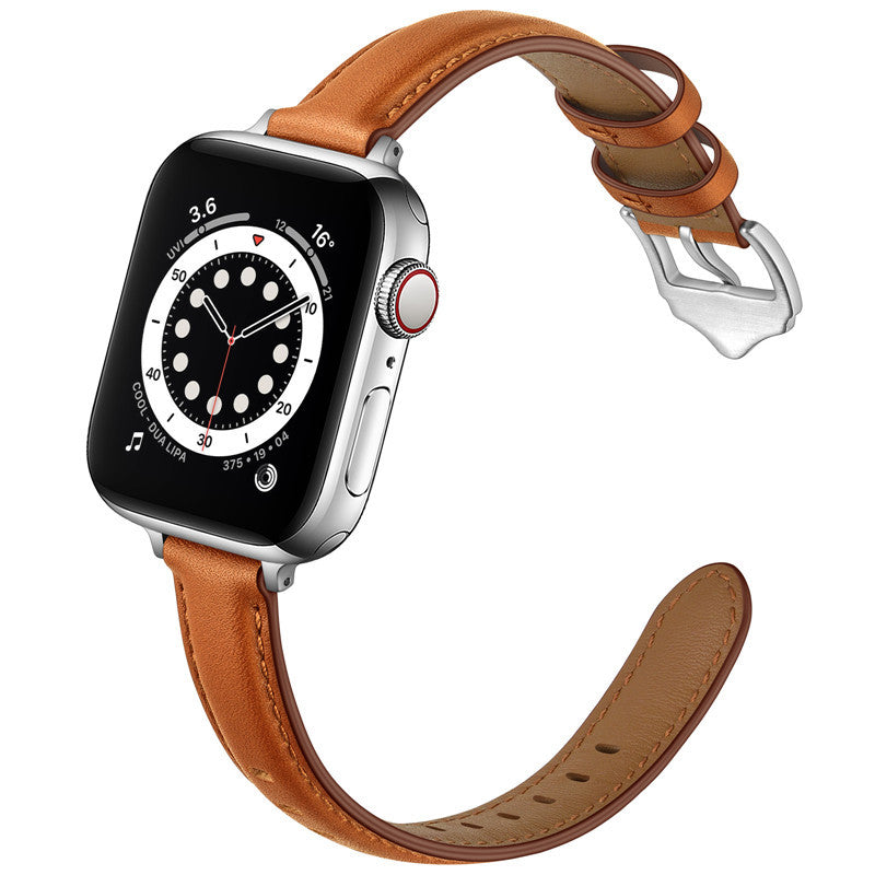 Cowhide Leather Watch Band