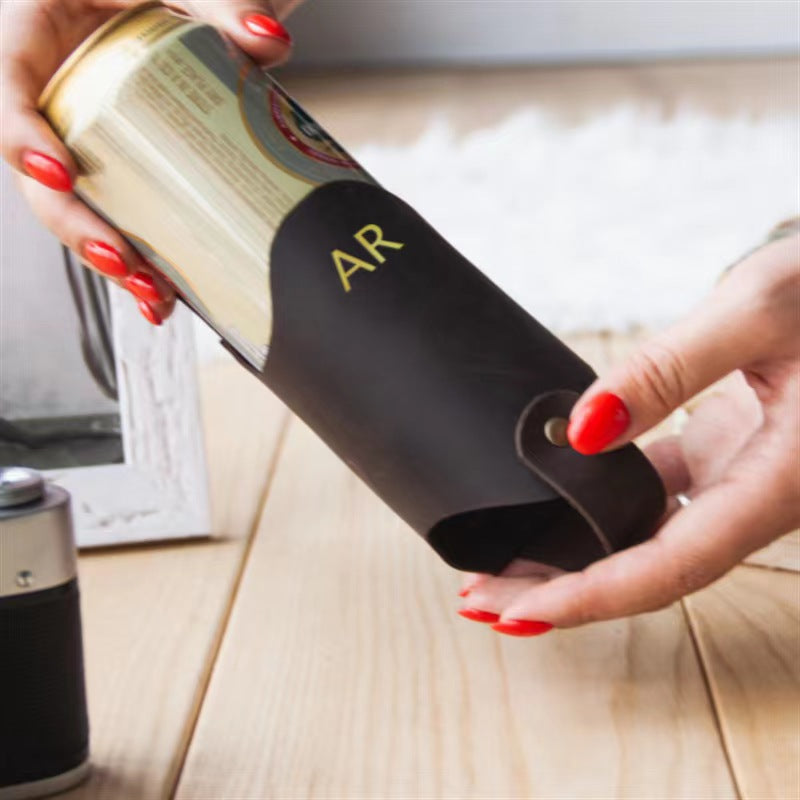 Beer Bottle Leather Case