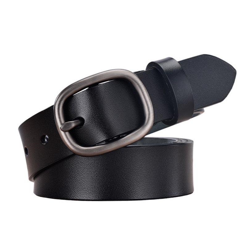 Ladies Retro Cowhide Belt