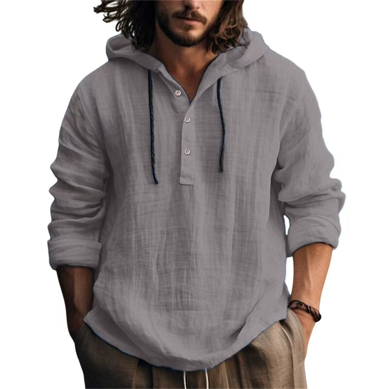 Cotton Hooded Sweater