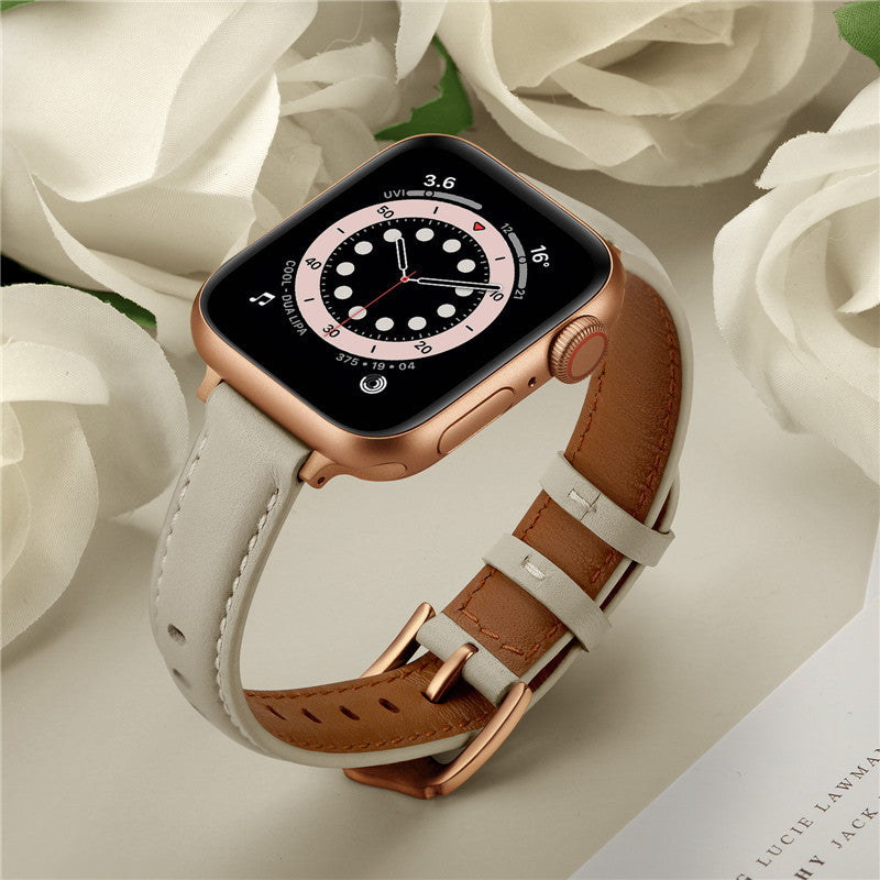 Cowhide Leather Watch Band