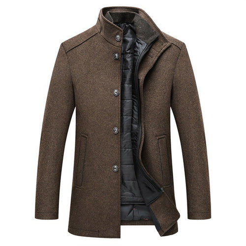 Winter Men Wool Jacket