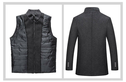 Winter Men Wool Jacket