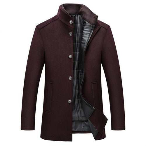 Winter Men Wool Jacket