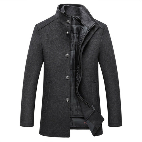 Winter Men Wool Jacket