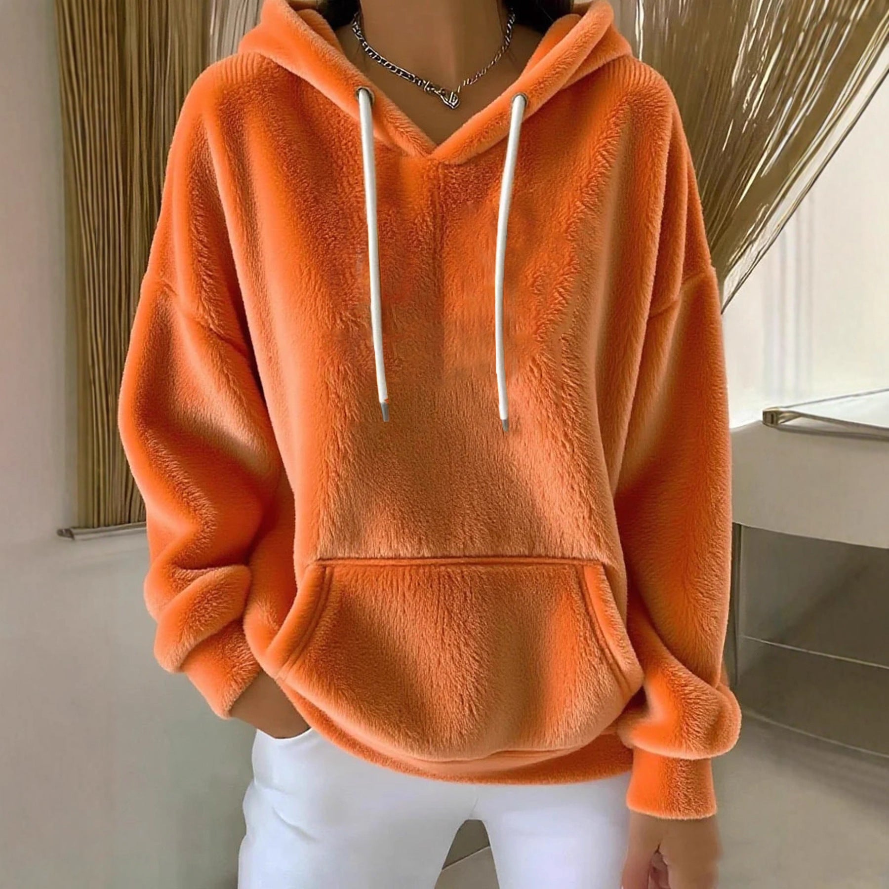 Lamb Fleece Lined Sweatshirt