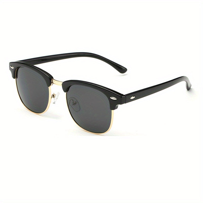 Retro Eyebrow Design Polarized Sunglasses