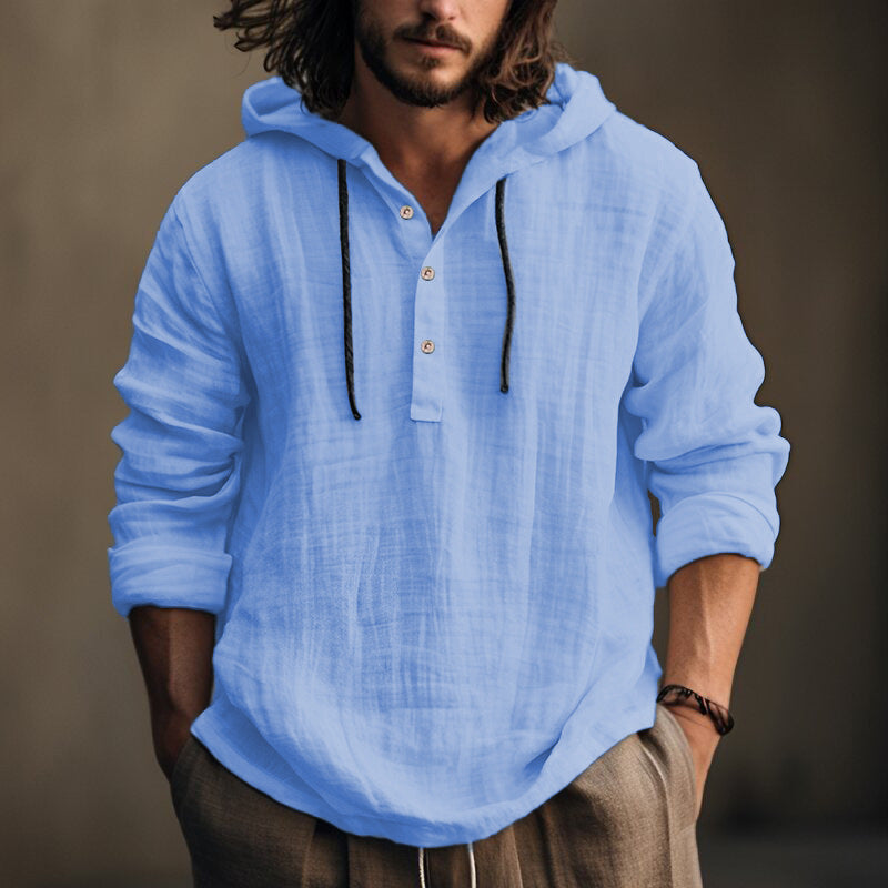 Cotton Hooded Sweater